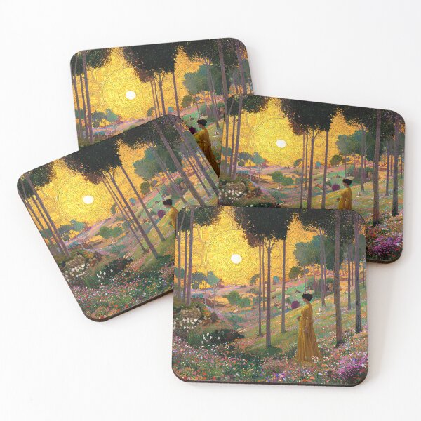 Item preview, Flora, Goddess of the Blossoming Spring | Mythic Forest Wall Art designed and sold by Stoneflower-Art.