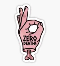 zero deaths 60 million club Sticker