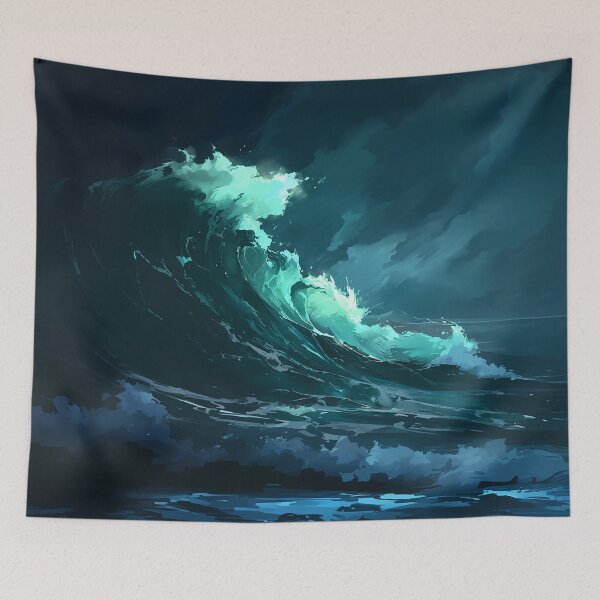 Item preview, Sunlit Ocean Wave Exploding With Light designed and sold by Christian Weiss.