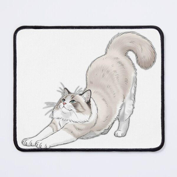 Item preview, Ragdoll Relaxed Stretch Cat Design designed and sold by pumsquare.