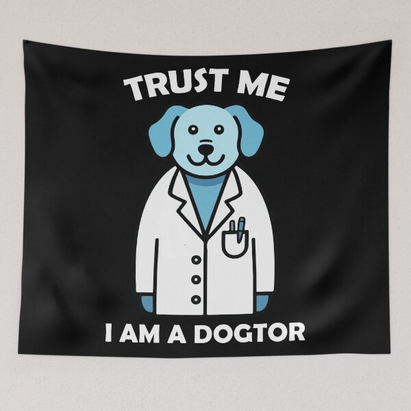 Item preview, trust me i am a dogtor designed and sold by khallidaart.
