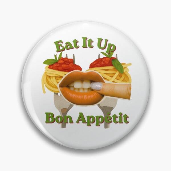 Item preview, Eat It Up Bon Appétit – Spaghetti Kpop Fan Art Graphic Tee designed and sold by Oichiana.