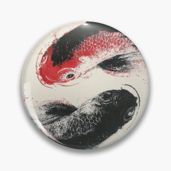 Item preview, Two fish swim in a circle together designed and sold by anytka.