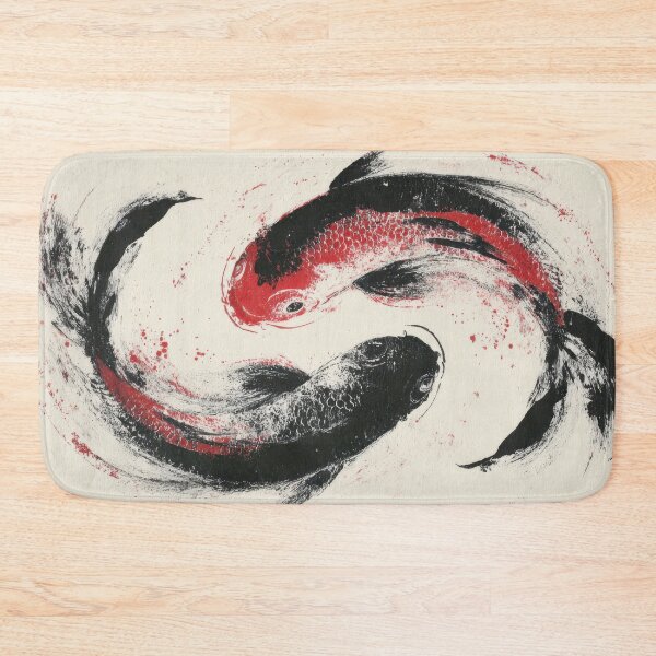 Item preview, Two fish swim in a circle together designed and sold by anytka.