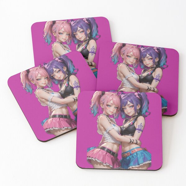 Item preview, Succubus Twin Idol Hug Rave Demons designed and sold by RadaQueen.