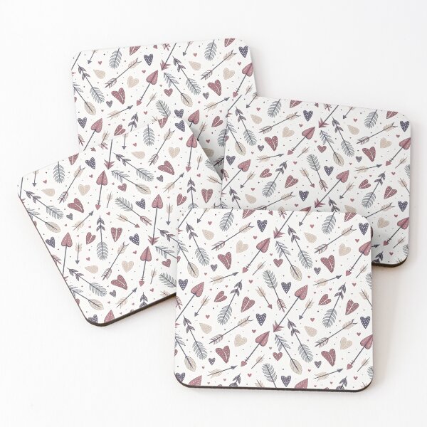 Item preview, Cupid Arrow Folk Symbols | Scandinavian Valentine Design designed and sold by Shuga-Design.