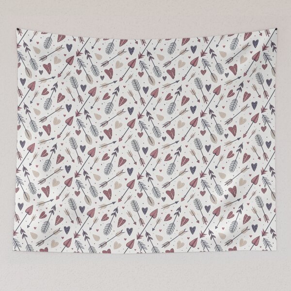 Item preview, Cupid Arrow Folk Symbols | Scandinavian Valentine Design designed and sold by Shuga-Design.