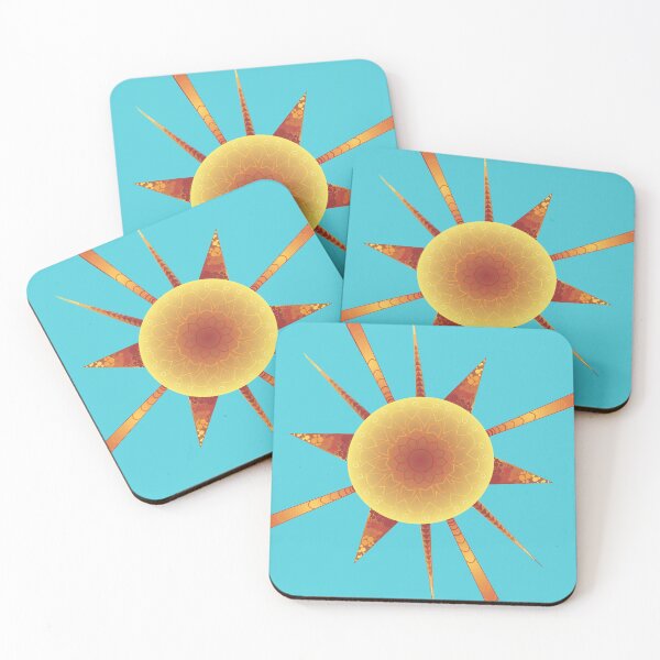 Item preview, Radiant Sun Mandala | Abstract Celestial Sunburst Illustration designed and sold by The Amber Bird.