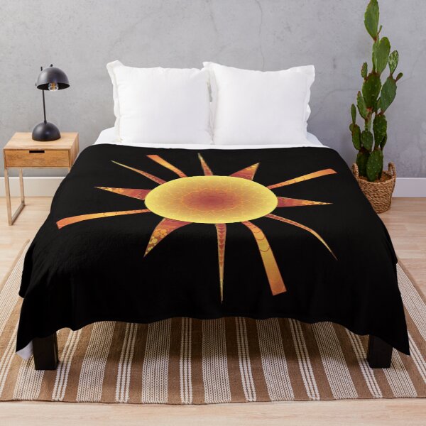 Item preview, Radiant Sun Mandala | Abstract Celestial Sunburst Illustration designed and sold by The Amber Bird.