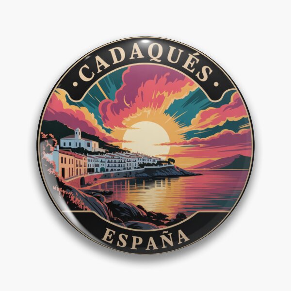 Item preview, Cadaqués España: Mediterranean Coastal Art designed and sold by CircinusStore.