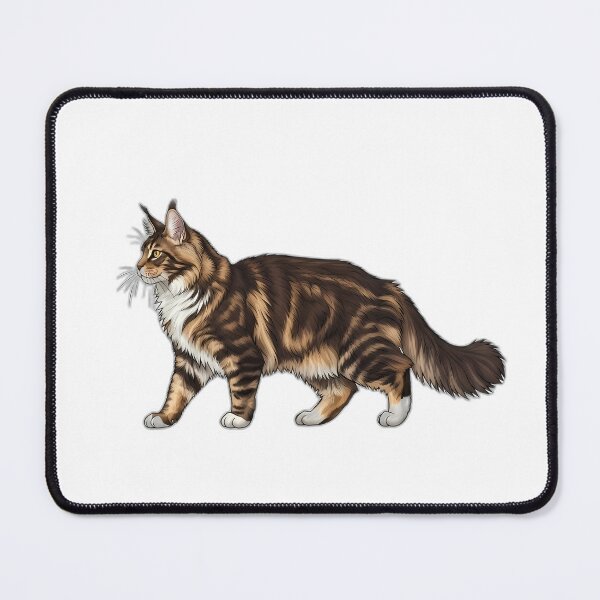 Item preview, Maine Coon Side Walk Cat Design designed and sold by pumsquare.