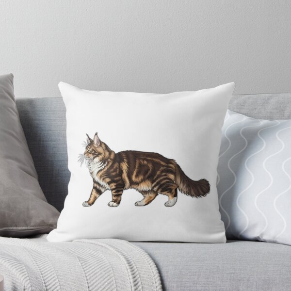Item preview, Maine Coon Side Walk Cat Design designed and sold by pumsquare.
