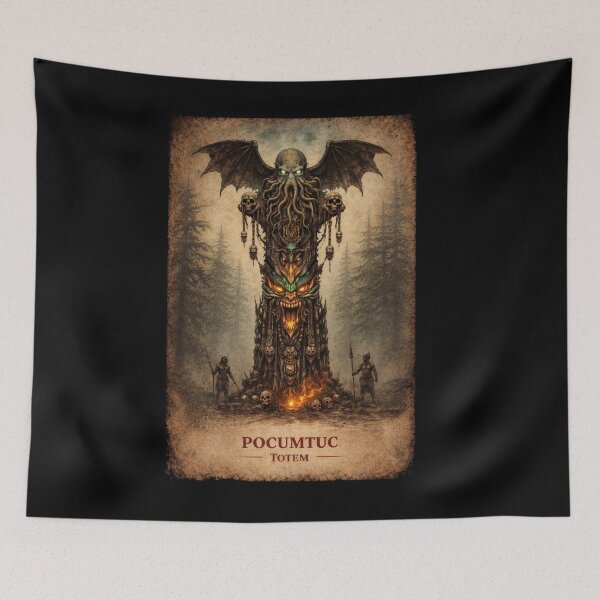 Item preview, Pocumtuc Totem – Dark Tribal Cthulhu Idol designed and sold by Beaurozier.