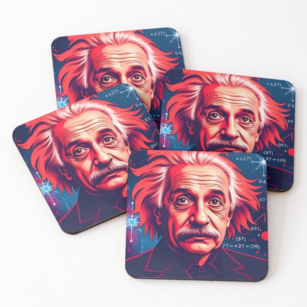 Item preview, Einstein’s Cosmic Mind: Pop Art Science Portrait designed and sold by nastasiia999.