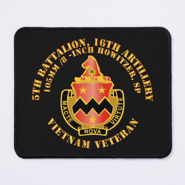 Item preview, Army - 5th Battalion, 16th Artillery without SVC Ribbon V1 designed and sold by Military Insignia Products.