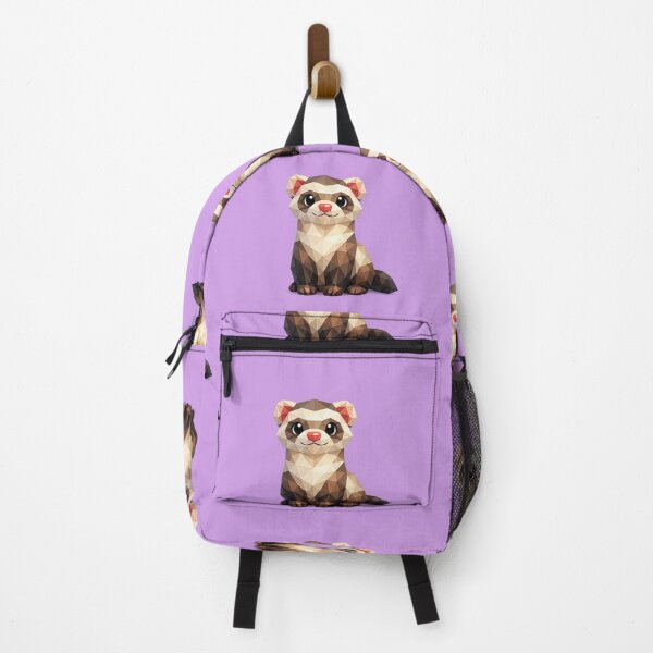 Item preview, Cute Low Poly Geometric Ferret Illustration designed and sold by AndreBarnard.
