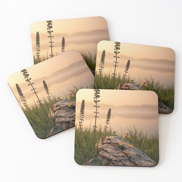 Item preview, Wildflowers on Driftwood at Golden Hour Lake designed and sold by Vida e Arte.