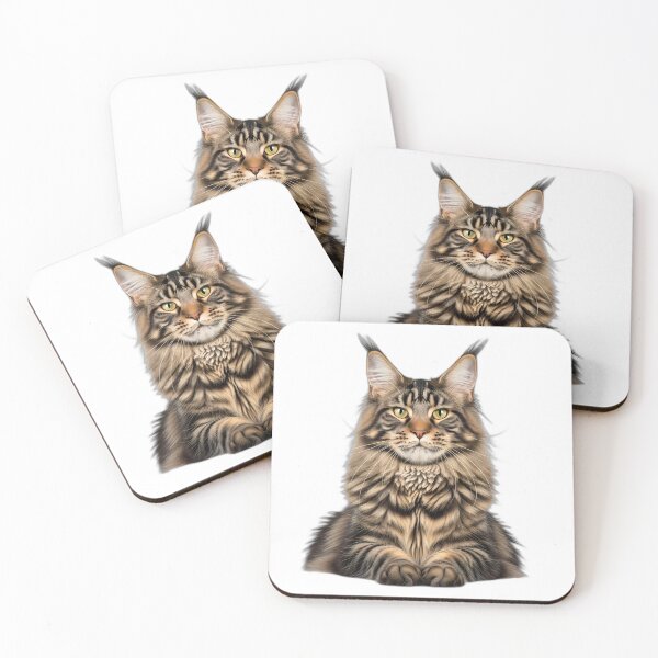 Item preview, Maine Coon Seated Cat Design designed and sold by pumsquare.