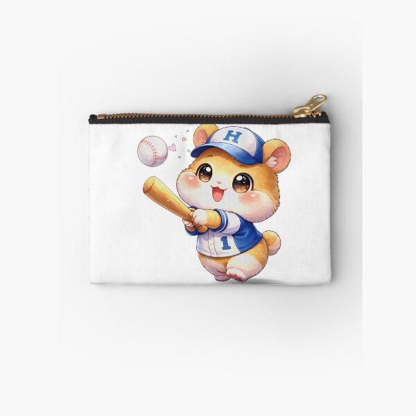 Item preview, Kawaii Hamster Playing Baseball. designed and sold by Lylysun.
