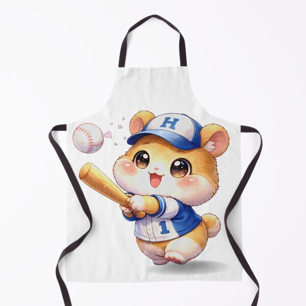 Item preview, Kawaii Hamster Playing Baseball. designed and sold by Lylysun.