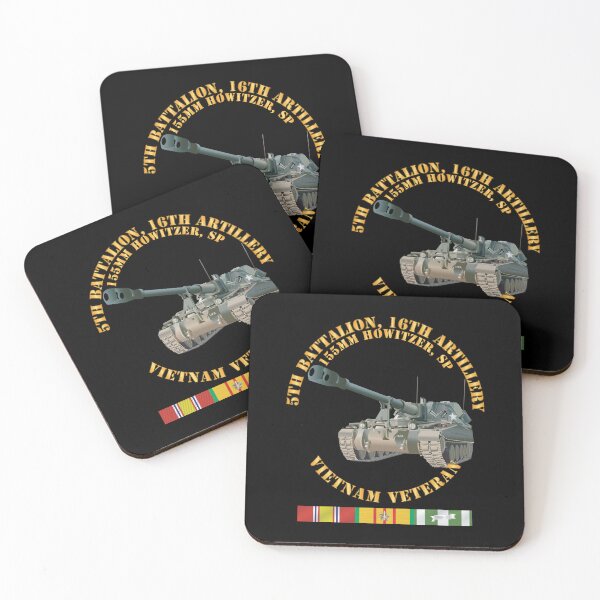 Item preview, Army - 5th Battalion, 16th Artillery - 155mm SP w VN SVC Ribbon X 300 designed and sold by Military Insignia Products.