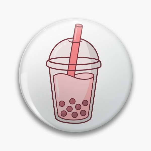 Item preview, Cute Strawberry Boba Tea Kawaii Sticker – Pastel Pink Bubble Tea designed and sold by Nuha28.