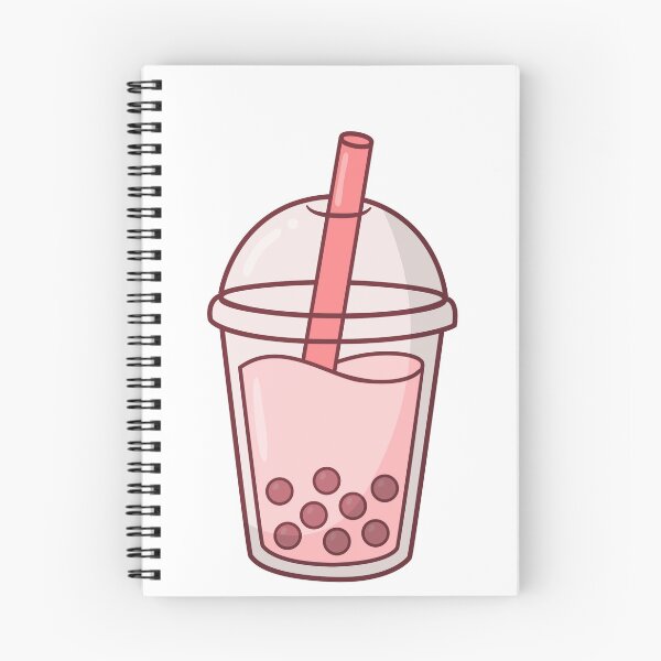 Item preview, Cute Strawberry Boba Tea Kawaii Sticker – Pastel Pink Bubble Tea designed and sold by Nuha28.