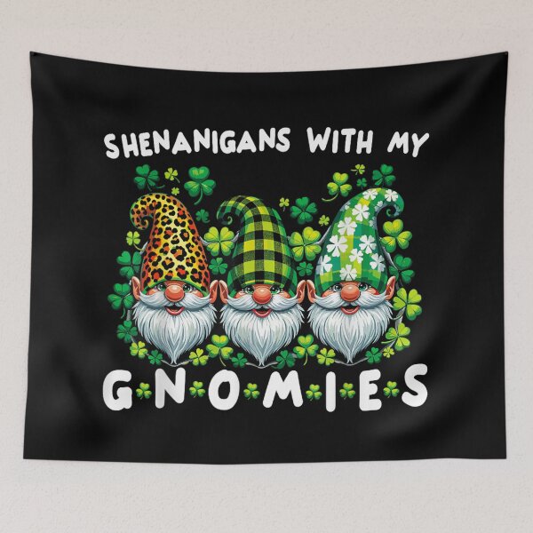 Item preview, Shenanigans With My Gnomies Funny St Patricks Day Gnome Graphic designed and sold by CiranoSkasnot.