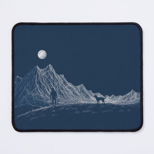 Item preview, Man and dog in mountains designed and sold by anytka.