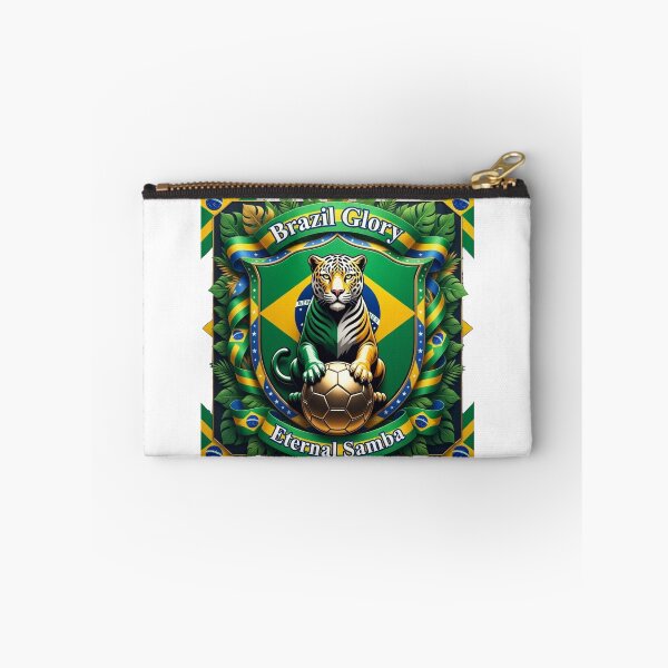 Item preview, Jaguar Glory Brazil Tee, Eternal Rhythm Jaguar Drinkware, Flag Pride Crest Souvenir Gift designed and sold by YMLux.