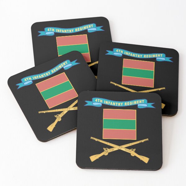 Item preview, Army - 4th Infantry Regiment - DUI w Ribbon - Br X 300 designed and sold by Military Insignia Products.