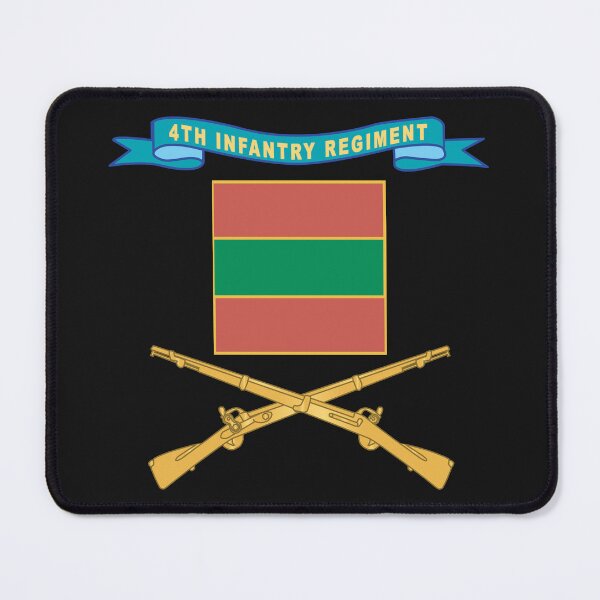 Item preview, Army - 4th Infantry Regiment - DUI w Ribbon - Br X 300 designed and sold by Military Insignia Products.