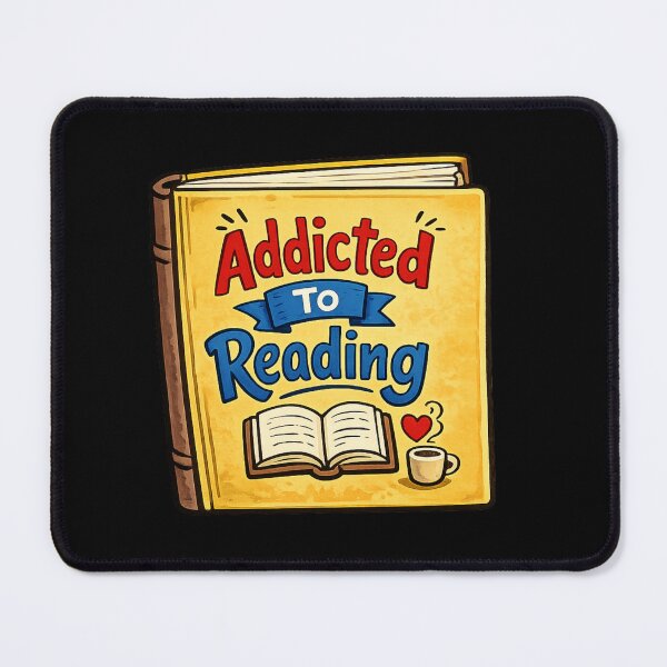 Item preview, Addicted To Reading Book Cartoon designed and sold by ContTraders.