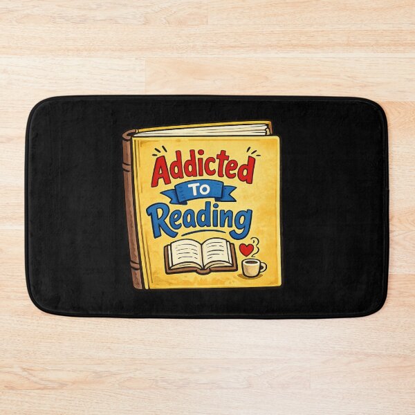 Item preview, Addicted To Reading Book Cartoon designed and sold by ContTraders.