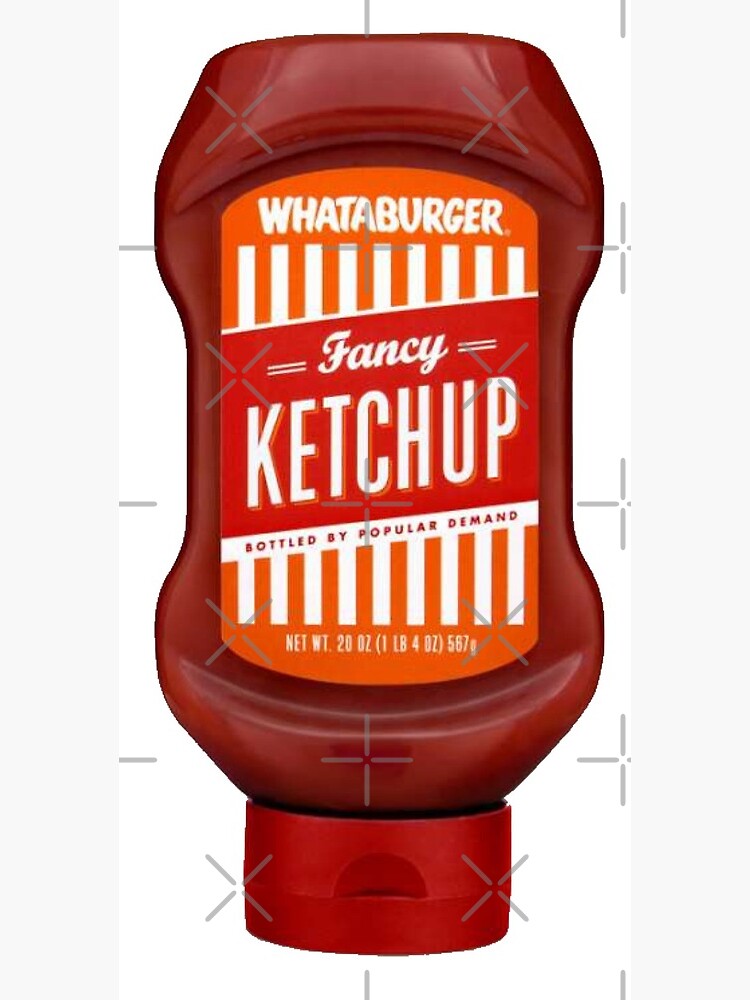 Whataburger Fancy Ketchup  Postcard for Sale by madisonbaber