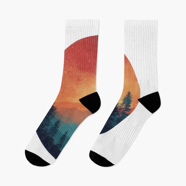 Item preview, Vibrant mountain sunset hues designed and sold by anytka.