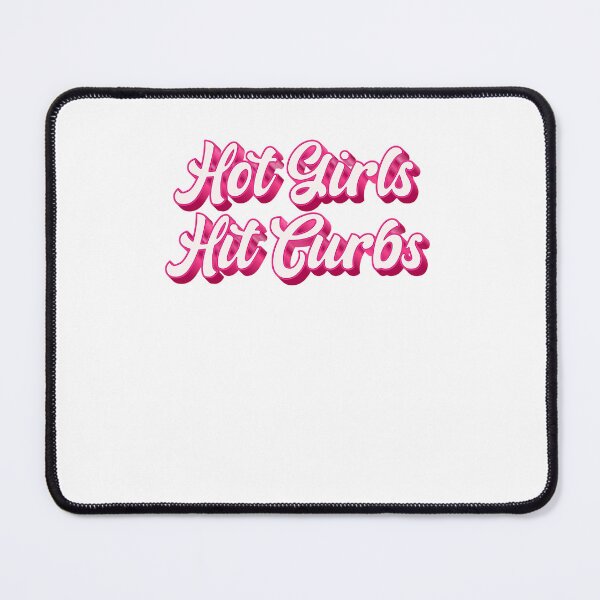 Item preview, Hot Girls Hit Curbs Pink Aesthetic Funny Driving designed and sold by SkeletonsDanger.