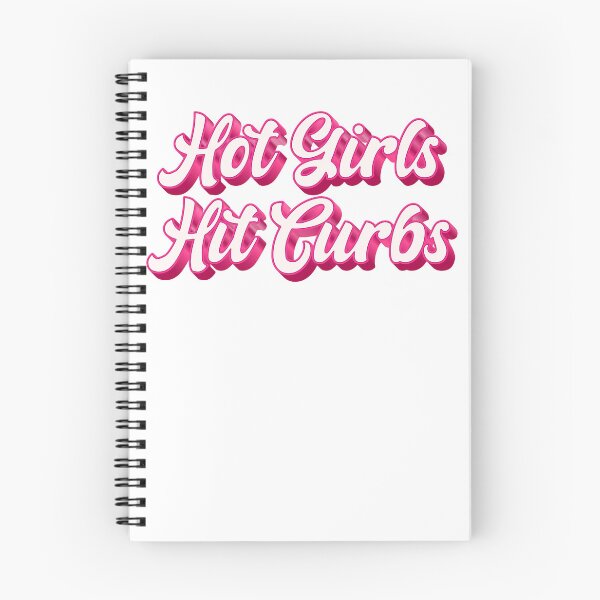Item preview, Hot Girls Hit Curbs Pink Aesthetic Funny Driving designed and sold by SkeletonsDanger.