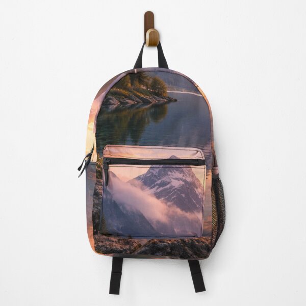 Item preview, Alpine lake at golden dawn designed and sold by JuViRo.