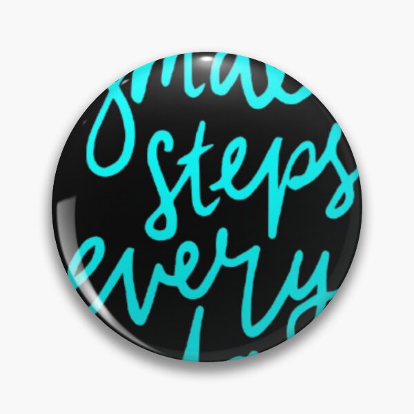 Item preview, Small Steps Every Day Motivational Quote | Self Improvement | Progress Motivation Sticker designed and sold by SOLIORA  ATELIER.