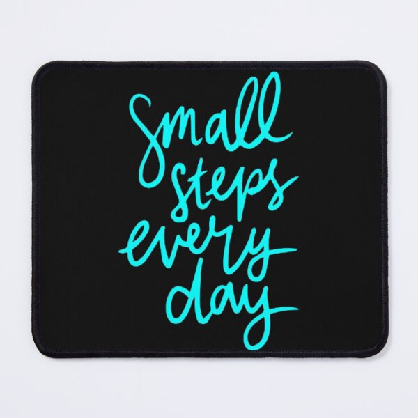 Item preview, Small Steps Every Day Motivational Quote | Self Improvement | Progress Motivation Sticker designed and sold by SOLIORA  ATELIER.