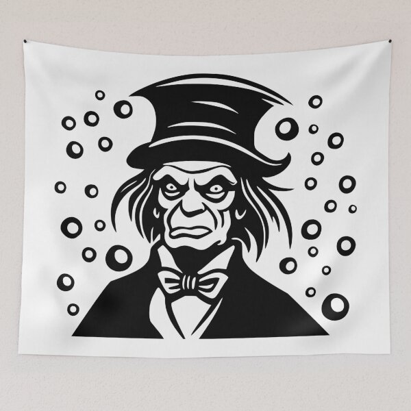 Item preview, Ebenezer Scrooge Flat Portrait Graphic designed and sold by Prawny.
