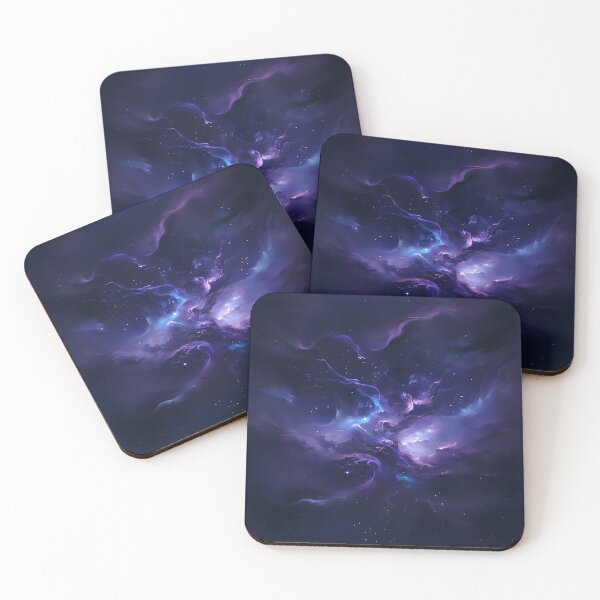 Item preview, Flowing Purple Nebula Clouds In Cosmos designed and sold by Christian Weiss.