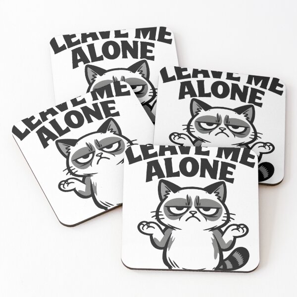 Item preview, Funny Cat Shirt – Leave Me Alone – Sarcastic Cat Humor designed and sold by bazstees54.
