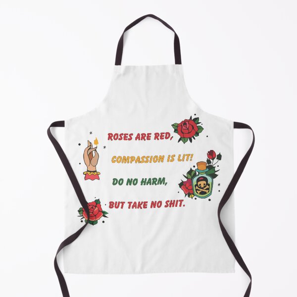 Item preview, Roses Are Red Compassion Is Lit | Kindness With Attitude designed and sold by The Amber Bird.