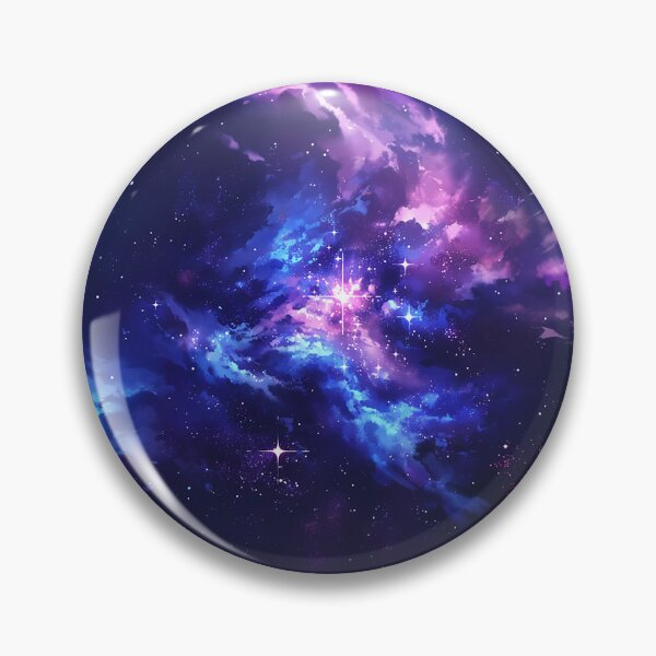 Item preview, Swirling Violet Nebula In Starry Cosmos designed and sold by Christian Weiss.