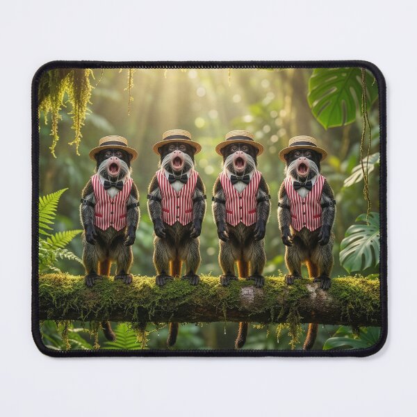 Item preview, Emperor Tamarin Barbershop Quartet designed and sold by Tridentulus.