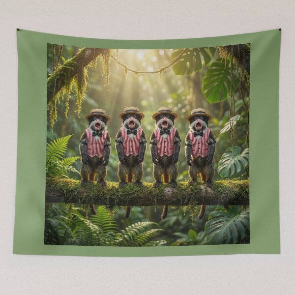 Item preview, Emperor Tamarin Barbershop Quartet designed and sold by Tridentulus.