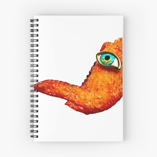Item preview, Curious Chicken Wing. Weird Food With Eye Sticker | Surreal Food Art designed and sold by Bean Bean Cat.