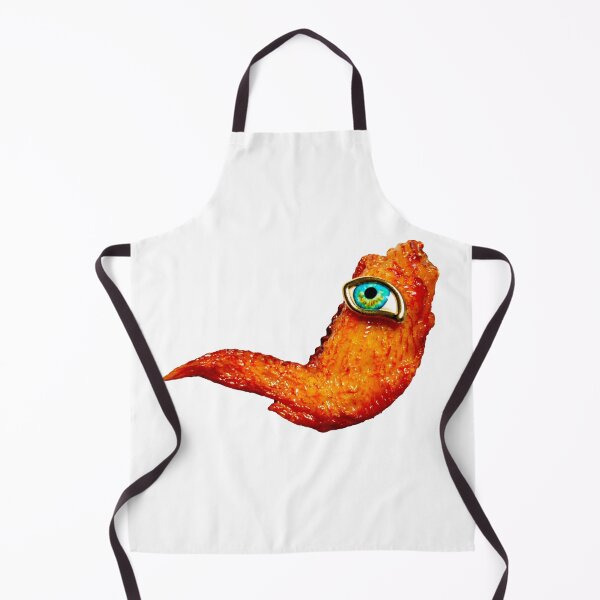 Item preview, Curious Chicken Wing. Weird Food With Eye Sticker | Surreal Food Art designed and sold by Bean Bean Cat.
